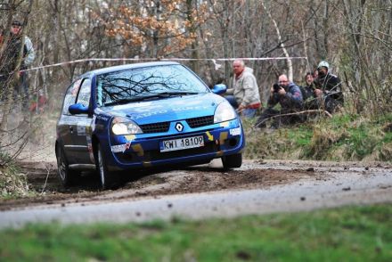 Mirosław Włodarczyk i Marek Kaczmarek - Renault Clio Sport.